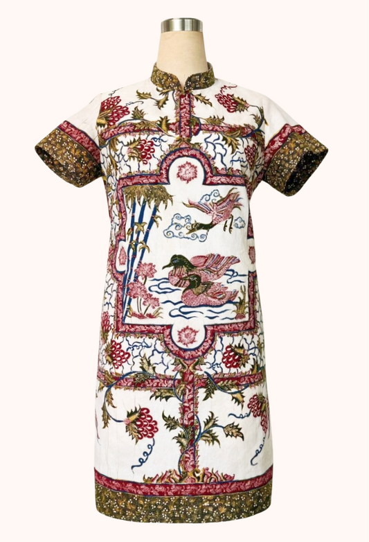 Hand Painted Batik Cheongsam