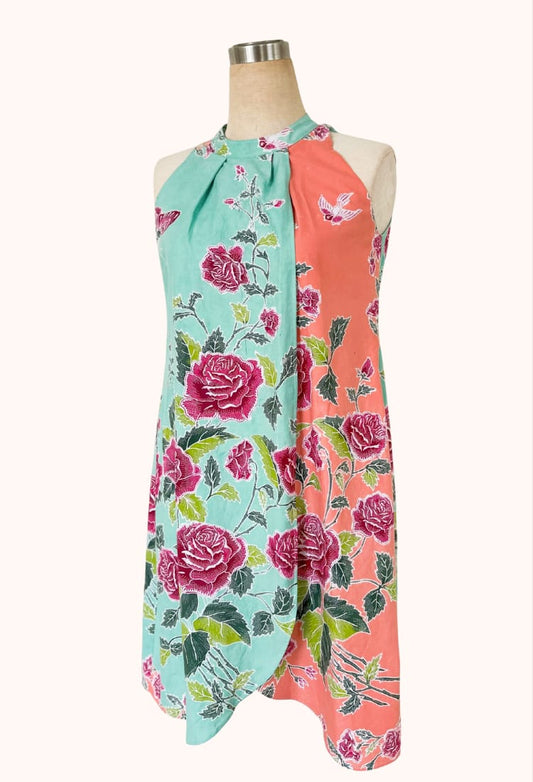 Batik Overlap Dress
