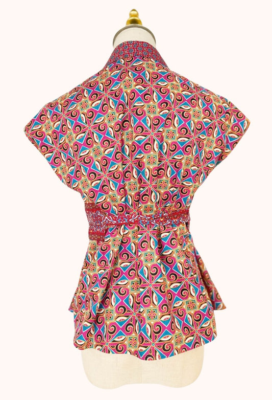 Batik Kimono Top