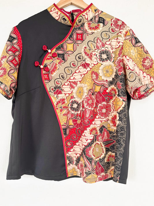 Batik Cheongsam Top