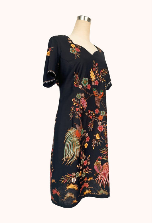 Black Batik Dress
