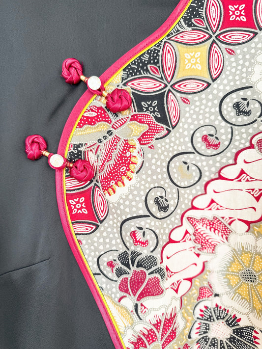 Batik Cheongsam Top