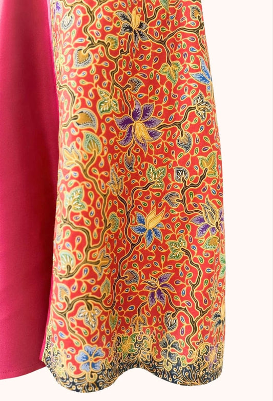Batik and Silk Cheongsam