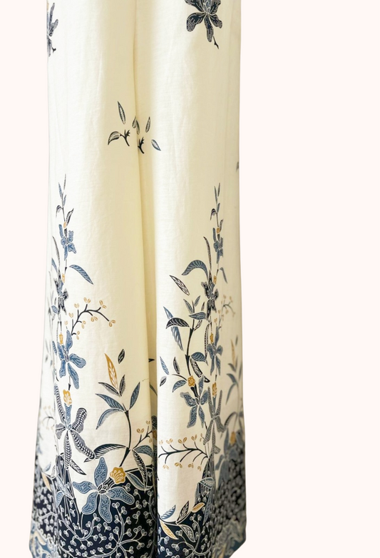 Collared Batik Jumpsuit
