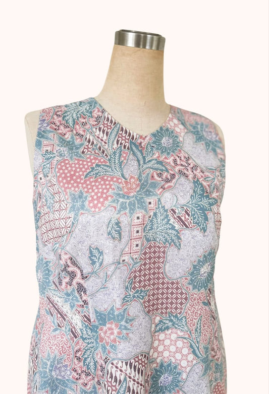 Batik Flutter Hem Dress