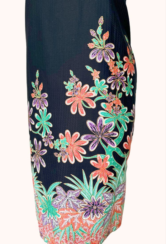 Alin Batik Classic Collared Dress