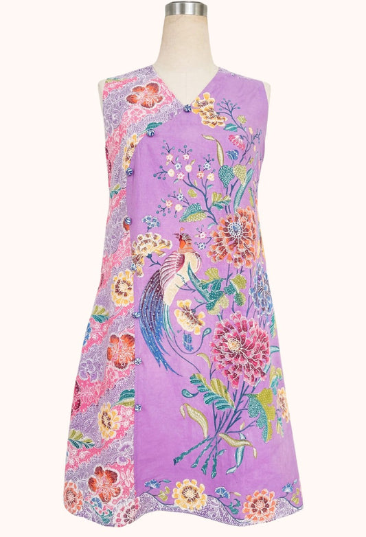 Batik Sleeveless Dress