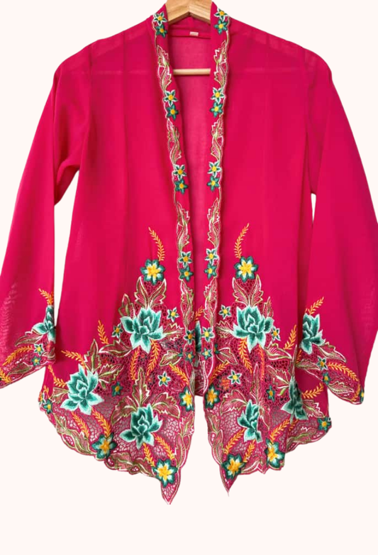 (XS) Dark Fuschia Kebaya
