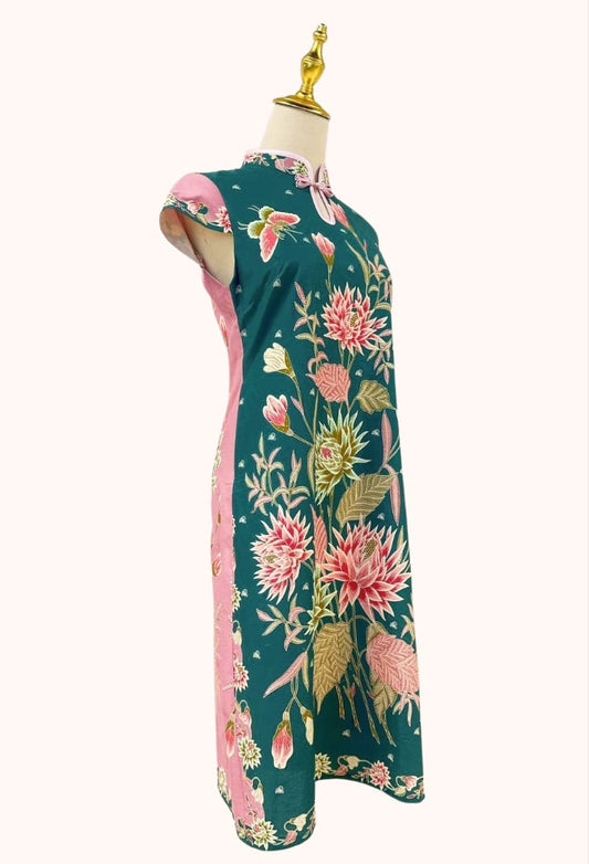 Duo toned cheongsam (S)