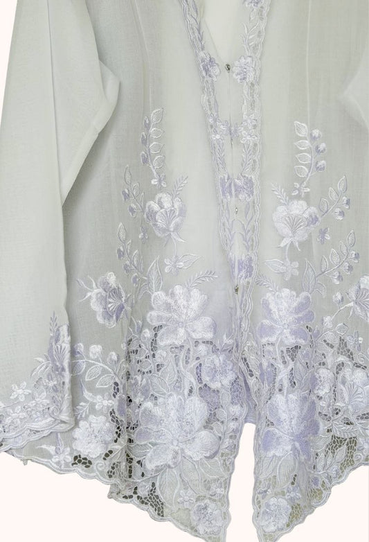 (M) White Kebaya