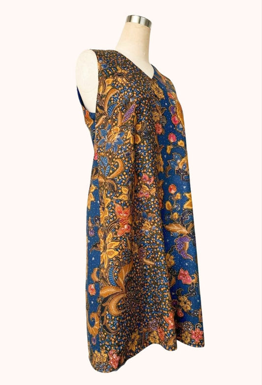 Two Toned Batik Dress